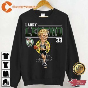 Larry Bird Legend Basketball Air Bird Signature Unisex Hoodie2