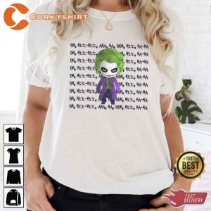 Laughing Joker Folie à Deux 2024 Movie Graphic T-Shirt