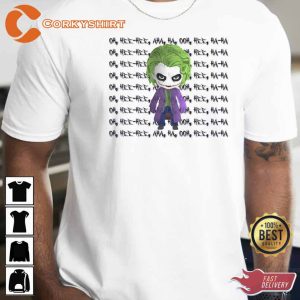 Laughing Joker Folie à Deux 2024 Movie Graphic T-Shirt