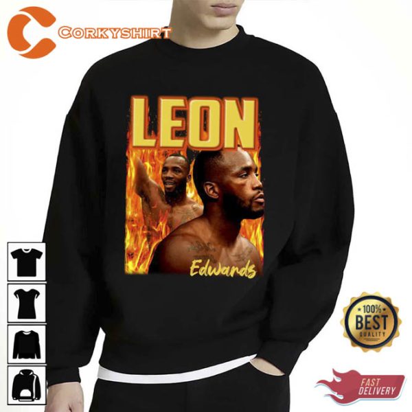 Leon Edwards Fighter Boxing Vintage 90s Unisex T-Shirt