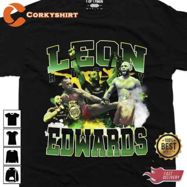 Leon Edwards UFC Champion Shirt Print