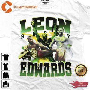 Leon Edwards UFC Champion Shirt Print
