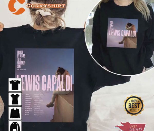 Lewis Capaldi Singer Concert Lewis Capaldi Tour 2023 Shirt