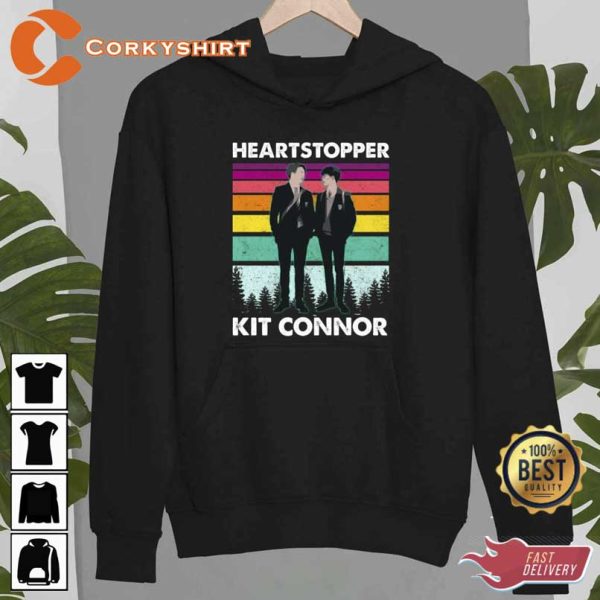 Lgbtq Heartstopper Kit Connor Joe Locke Nick Charlie Vintage Unisex T-shirt