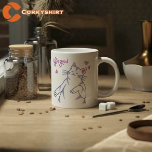 Life is Good Cat Jumbo Mug3