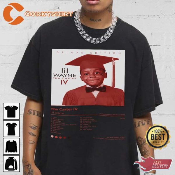 Lil Wayne Tha Carter IV Album Tracklist Shirt