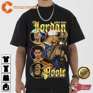 Limited Jordan Poole Tshirt Vintage 90s Jordan Anthony Poole Shooting Guard Shirt