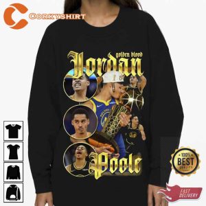 Limited Jordan Poole Tshirt Vintage 90s Jordan Anthony Poole Shooting Guard Shirt (3)