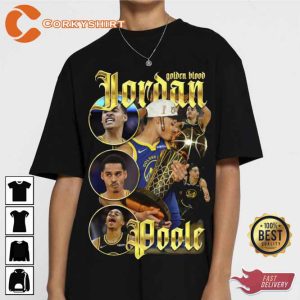 Limited Jordan Poole Tshirt Vintage 90s Jordan Anthony Poole Shooting Guard Shirt (4)