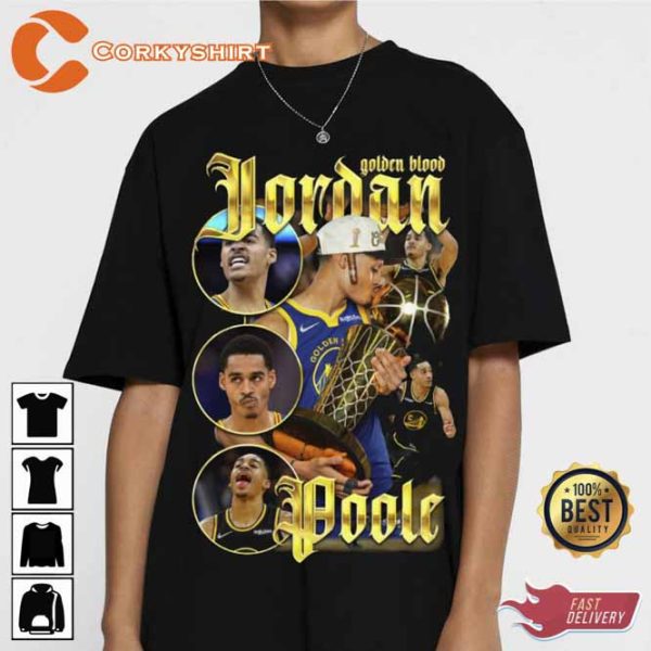 Limited Jordan Poole Tshirt Vintage 90s Jordan Anthony Poole Shooting Guard Shirt