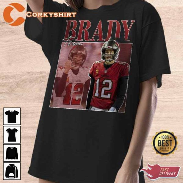 Limited Tom Brady Vintage 90s Quaterback Unisex Shirt