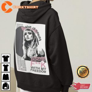 Limited Vintage Miley Cyrus Dont Fck with My Freedom Hoodie