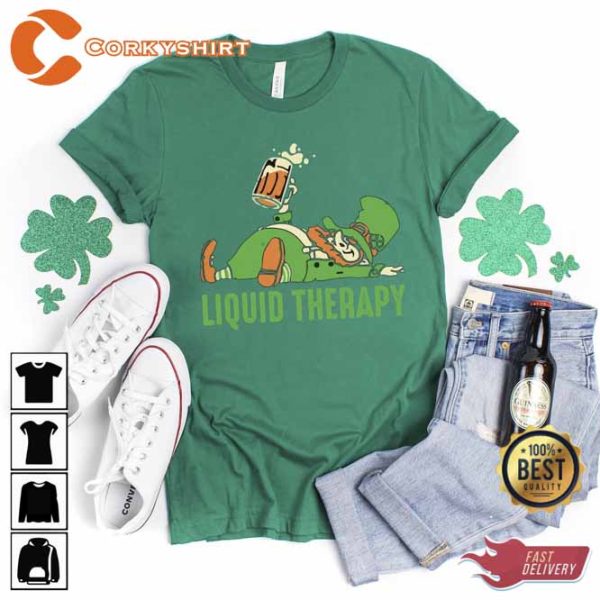 Liquid Therapy St Patricks Day T-shirt