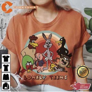 Looney Tunes Cartoons Bugs Bunny Tee Shirts