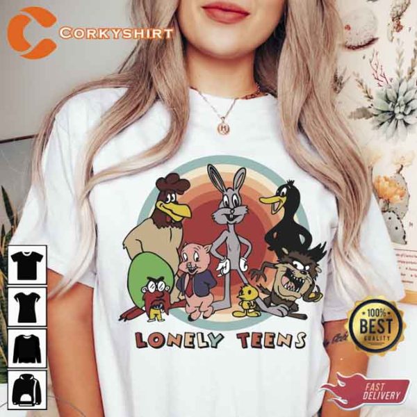 Looney Tunes Cartoons Bugs Bunny Tee Shirts