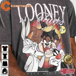 Looney Tunes Film Series Thats All Folks Shirt