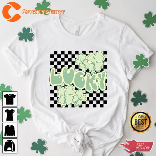 Lucky Shamrock Shirt Patricks Day Tee