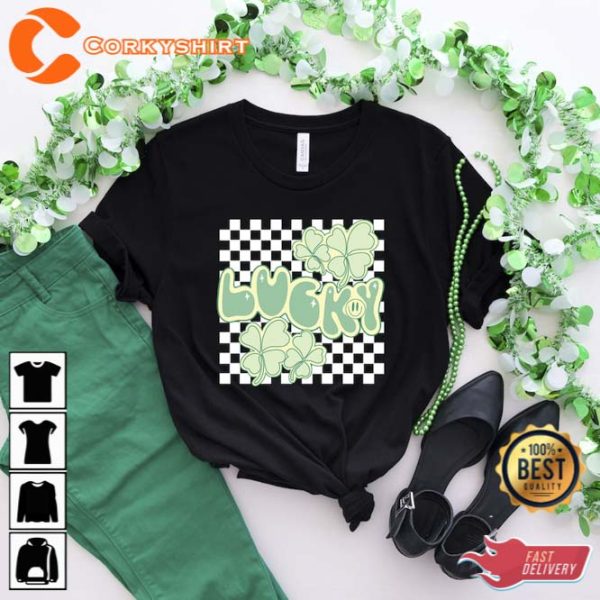 Lucky Shamrock Shirt Patricks Day Tee