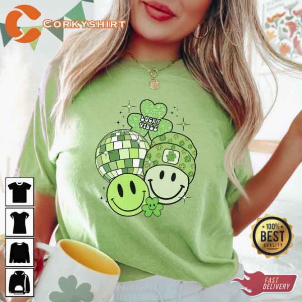 Lucky Vibes St Patricks Day T-shirt