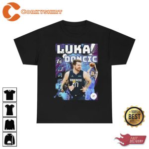 Luka Doncic 3point Graphic Tee Shirt 1