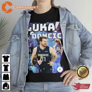 Luka Doncic 3point Graphic Tee Shirt 3
