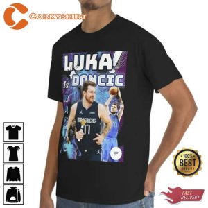Luka Doncic 3point Graphic Tee Shirt 4