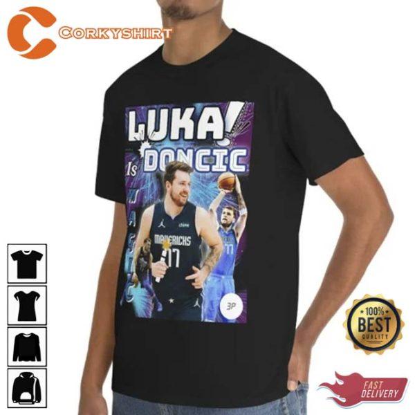 Luka Doncic 3point Graphic Tee Shirt