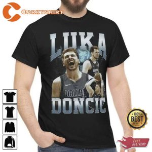 Luka Doncic 90s Bootleg Unisex T-shirt (1)