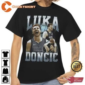 Luka Doncic 90s Bootleg Unisex T-shirt (3)