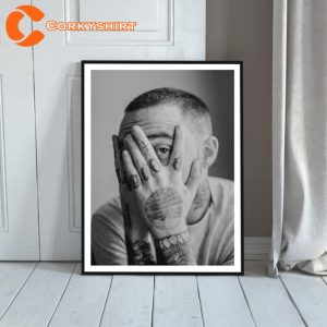 Mac Miller Black and White Art Music Hip Hop Poster4