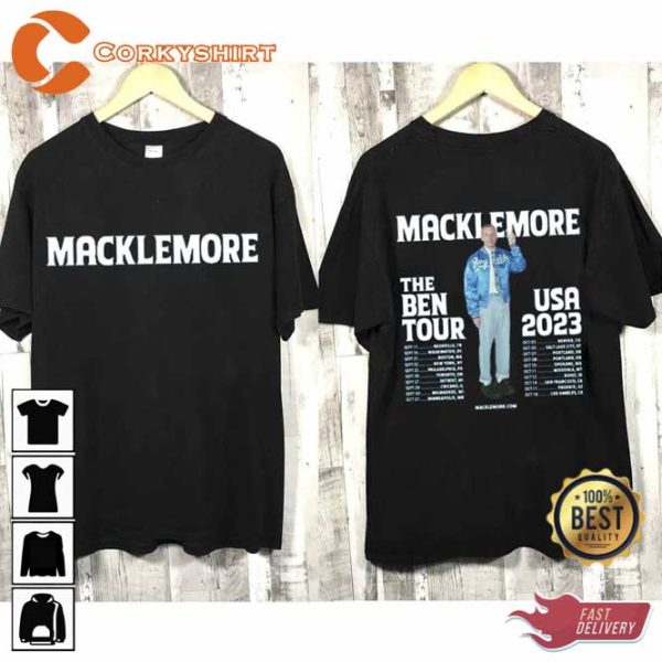 Macklemore The Ben Tour USA 2023 Shirt