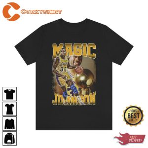 Magic Johnson 90s Style Vintage Bootleg T-shirt