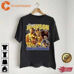 Magic Johnson 90s Style Vintage Bootleg T-shirt