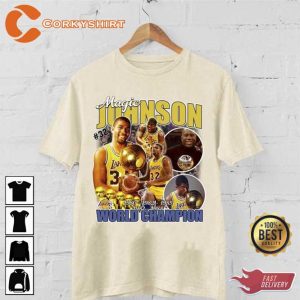 Magic Johnson Basketball Player Fan Shirt2