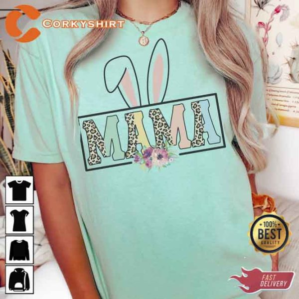 Mama Bunny Baby Bunny Pregnancy Shirt Print