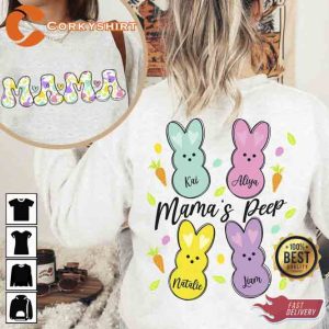 Mama Peep Bunny Easter Shirt