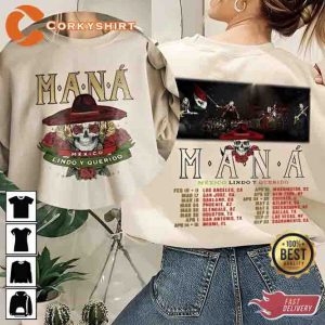 Mana Rock Band Mexico Lindo Y Querido Pop Lover Tour Shirt