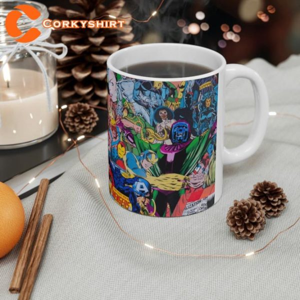 Marvel Super Hero Cosmic Book Style Ceramic Mug