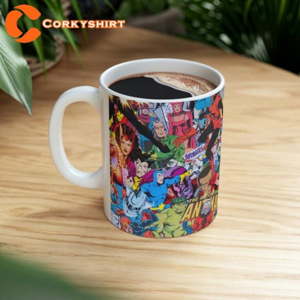 Marvel Super Hero Cosmic Book Style Ceramic Mug