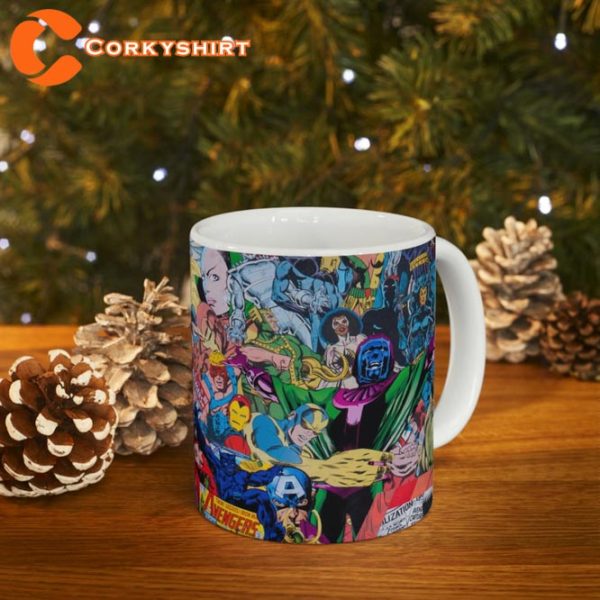 Marvel Super Hero Cosmic Book Style Ceramic Mug