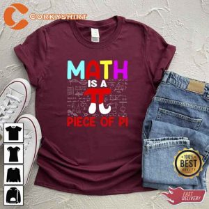 Math Is A Peace Of Pi Shirt