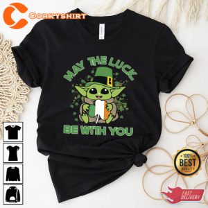 May The Luck Be With You Shirt St Patrick Day 3