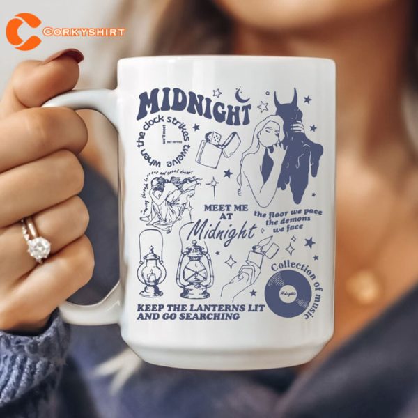 Meet Me At Midnight Swiftie Coffee Mug