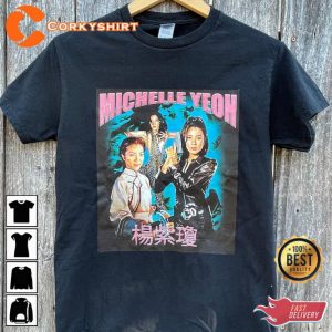 Michelle Yeoh Congratz 2023 Best Lead Actress Gift for Fan Graphic Tee2