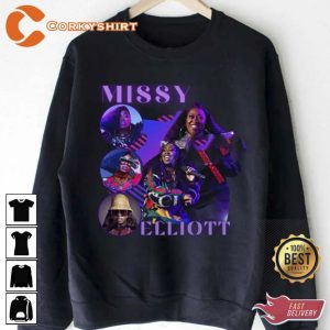 Missy Elliott 90s Hip-Hop Tee Shirt