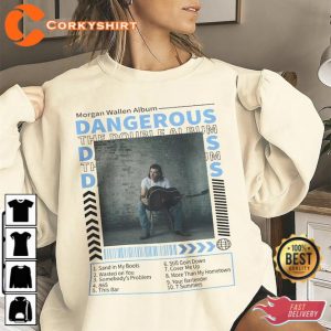 Morgan Wallen Dangerous The Double Album Full Tracklist Shirt 1