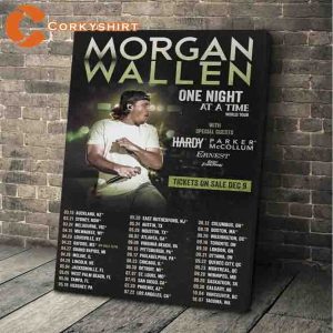 Morgan Wallen One Night At A Time World Tour 2023 Poster