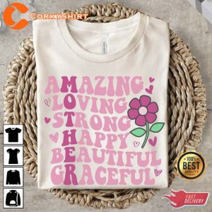 Mother Definition Amazing Loving Strong Happy Graceful Shirt Mothers Day