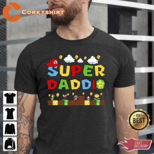 Super Mommio Gift Mothers Day Happy Holiday Crewneck T-Shirt