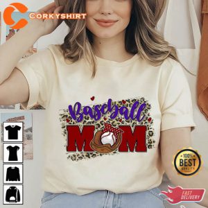 Mothers Day Baseball Shirt Gift For Mom 2